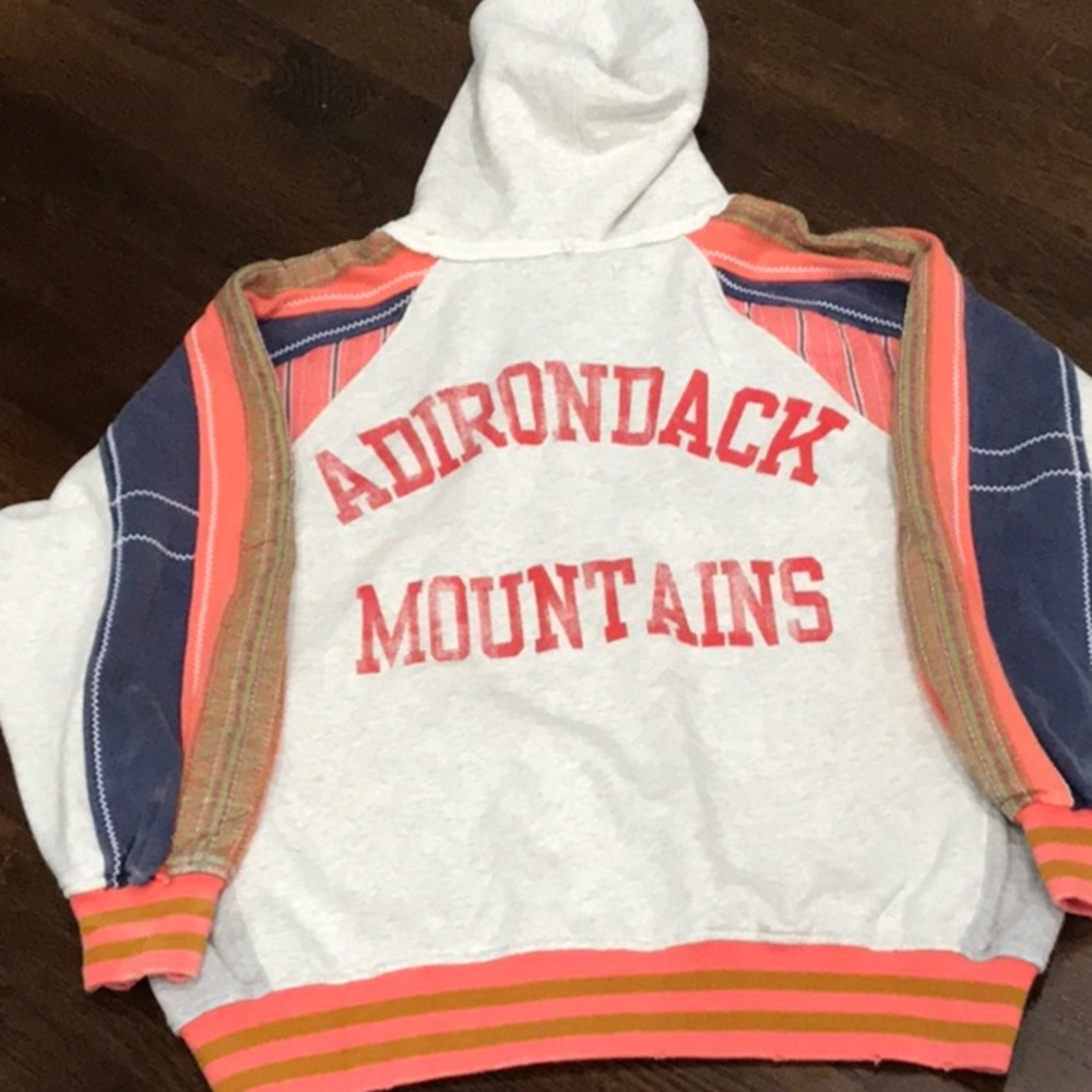 NWOT Free People Rookie Jacket Adirondack Mountains Hoodie Sweatshirt Z59-1 - Picture 6 of 10